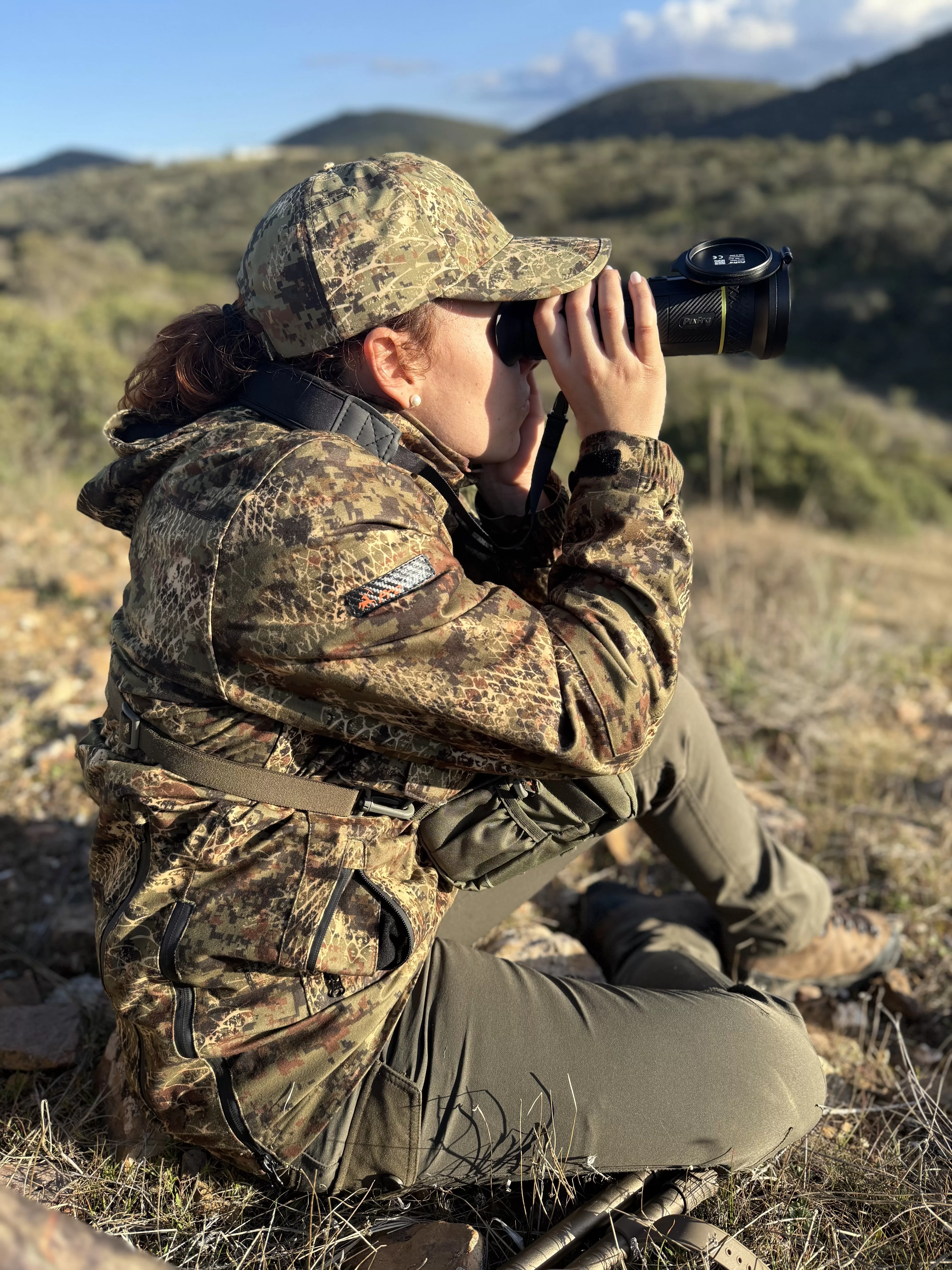 How I use my Pixfra thermal monucular in the wield hunting