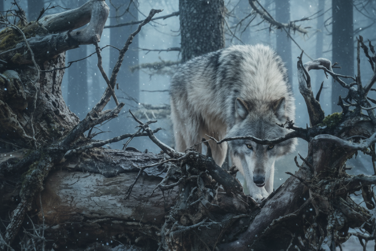 Wolf Pack Night Hunting Strategies