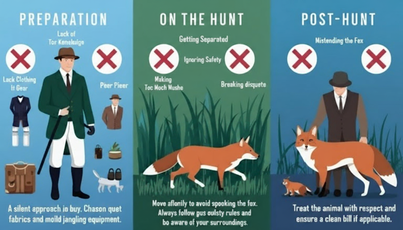 Common Mistakes to Avoid in Hunting a fox