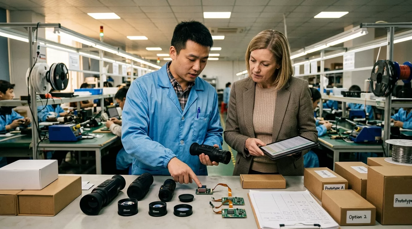 negotiate moq with a thermal optics manu — moq cost drivers