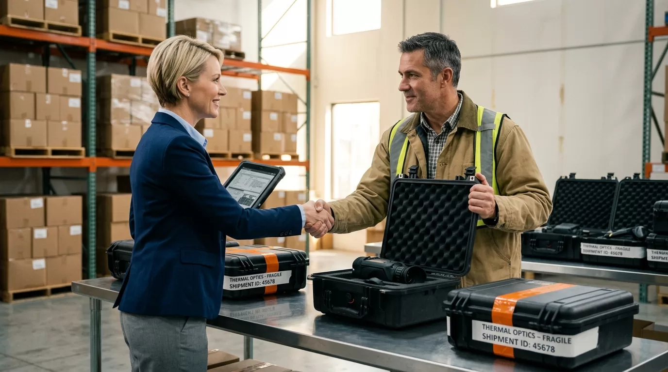 Pixfra thermal optics distributor deposit terms protecting inventory allocation