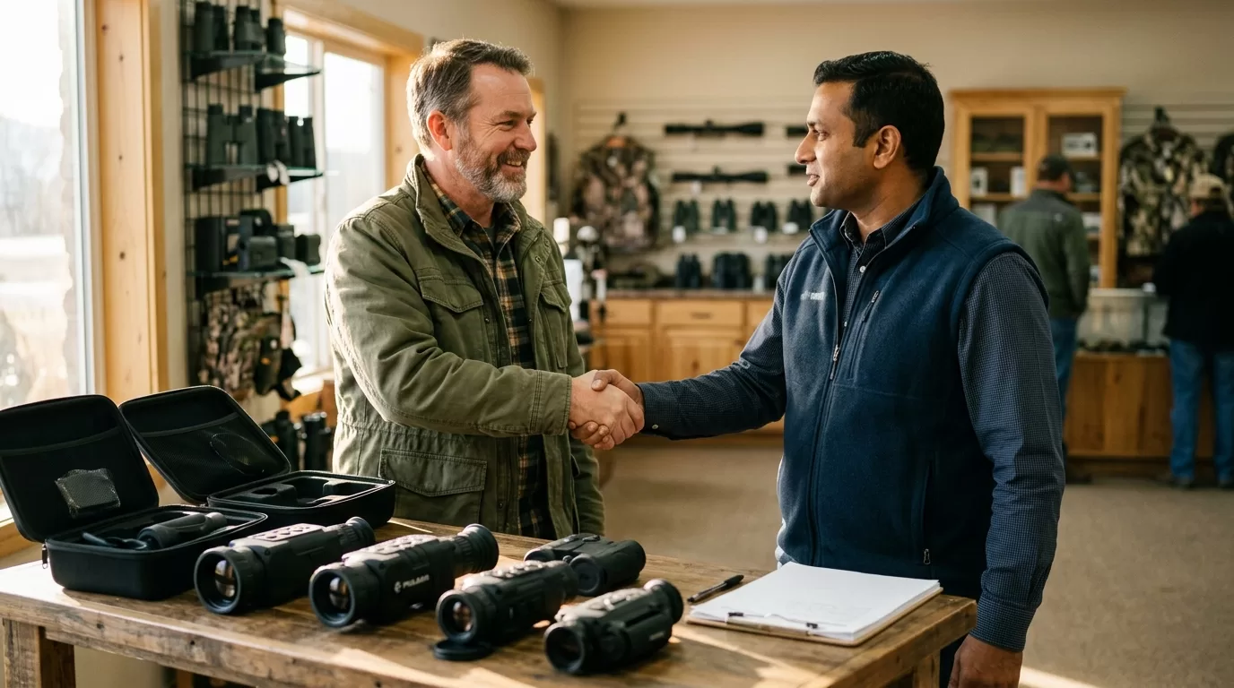 Pixfra thermal optics distributor negotiating payment terms deposits and Net 30 credit