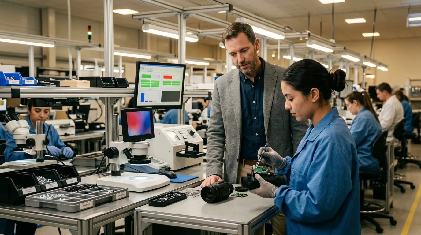 white-label thermal optics — factory proof beats promises