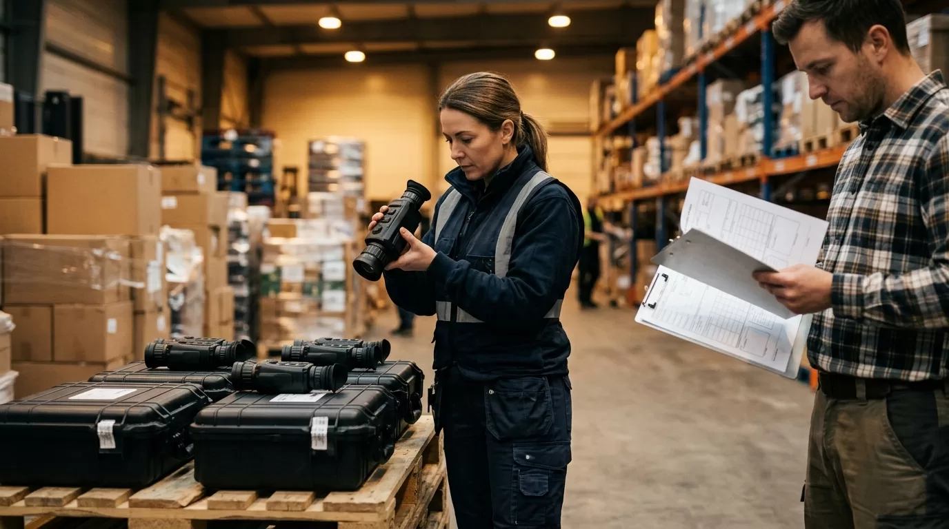 white-label thermal optics — export compliance before shipment