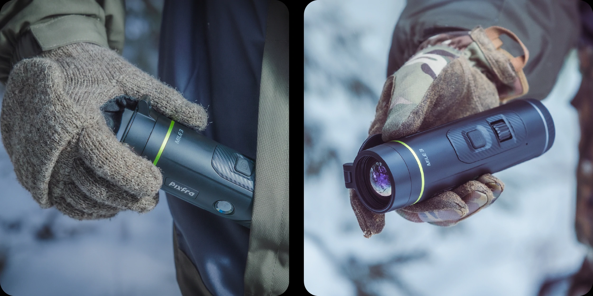 Objetivos de 25 y 35 mm para diferentes escenarios del Pixfra Mile 3