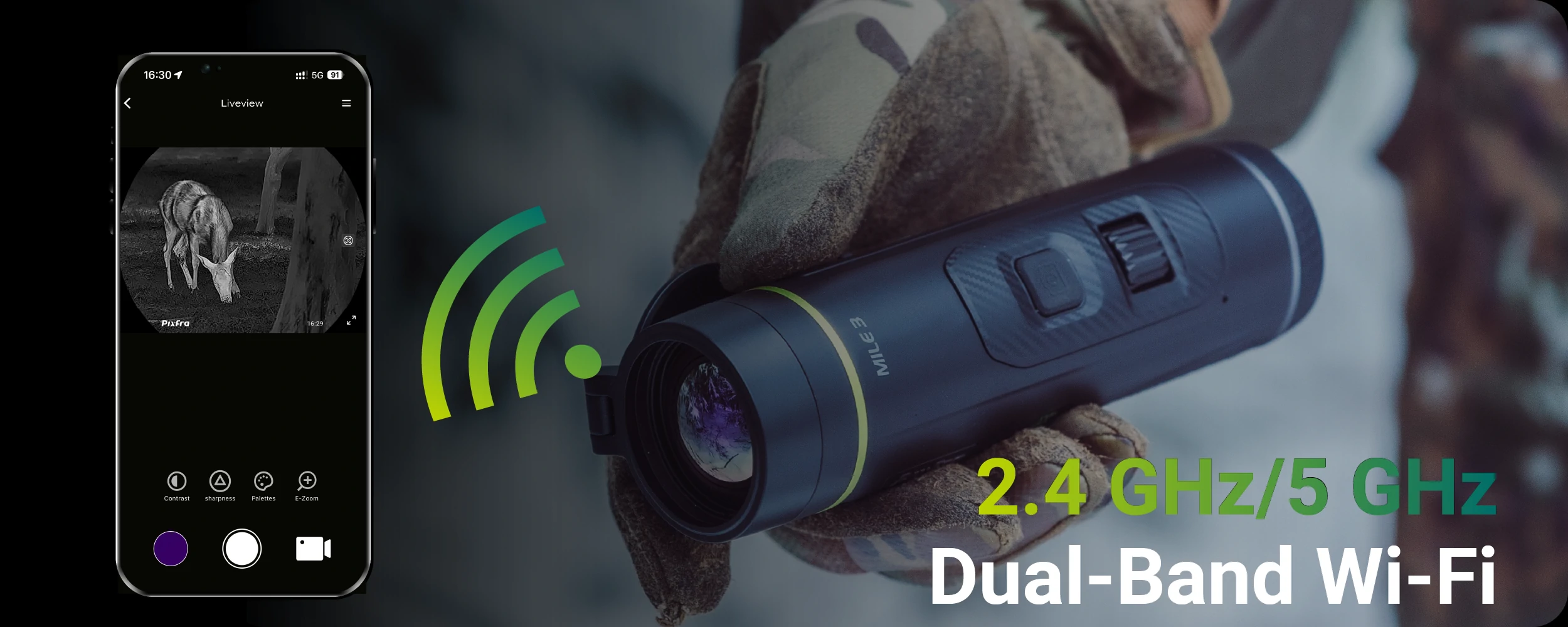 Conectividad mediante Pixfra Outdoor del Pixfra Mile 3